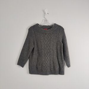 Women's Joe Fresh Wool Blend Cable Knit Sweater Size Medium Lambswool